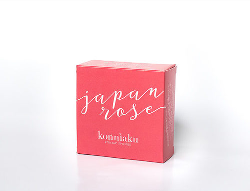 Konnìaku Japanese Rose Konjac Sponge