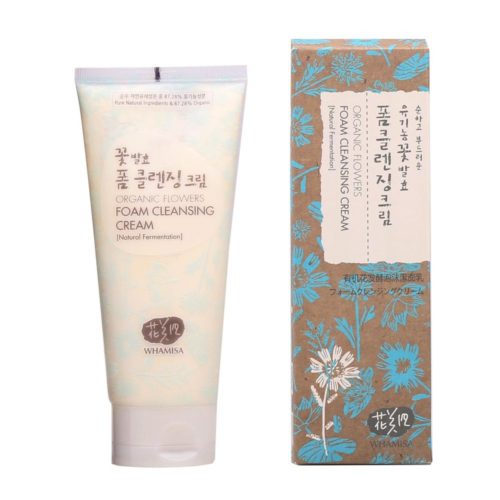 Whamisa Organic Flowers Foam Cleansing Cream